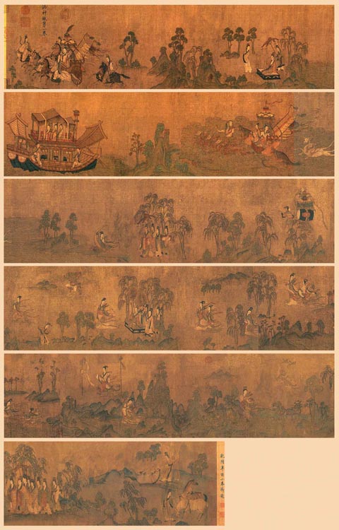 Luo Shen Fu Tu (Gu Kaizhi, East Jin Dynasty)