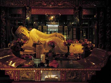 eclining Jade Buddha