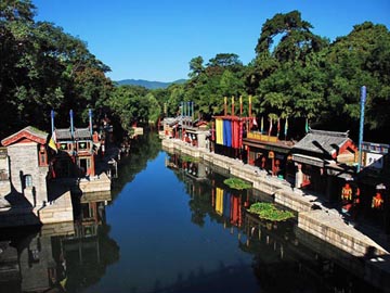 The Suzhou Shopping Street in the Summer Palace